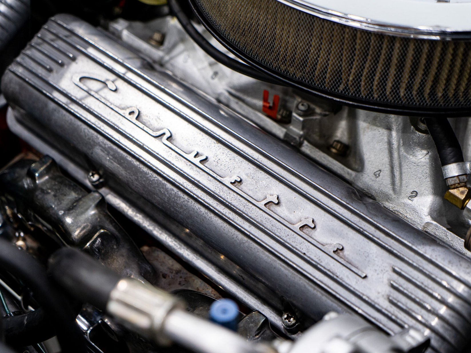 Chevrolet Corvette Split window matching# 327 Factory A/C | PRICE IN USD 1963 Rouge Montréal - photo #19