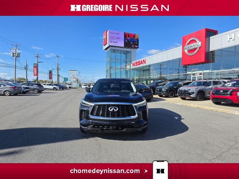 Infiniti QX60 PURE * AWD * Cuir * Caméra * Carplay * 2024 Noir