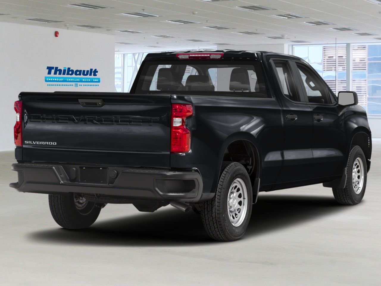 2025 CHEVROLET Silverado 1500 WT Black Saint-Eustache - photo #1