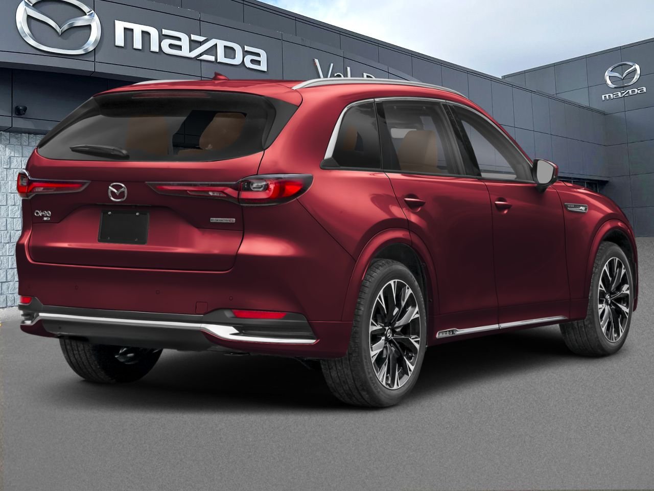 Mazda CX-90 hybride léger Signature TI, HYBRIDE, CUIR, 7 PASSAGERS 2026 Rouge artisanal métallisé Val-David - photo #2