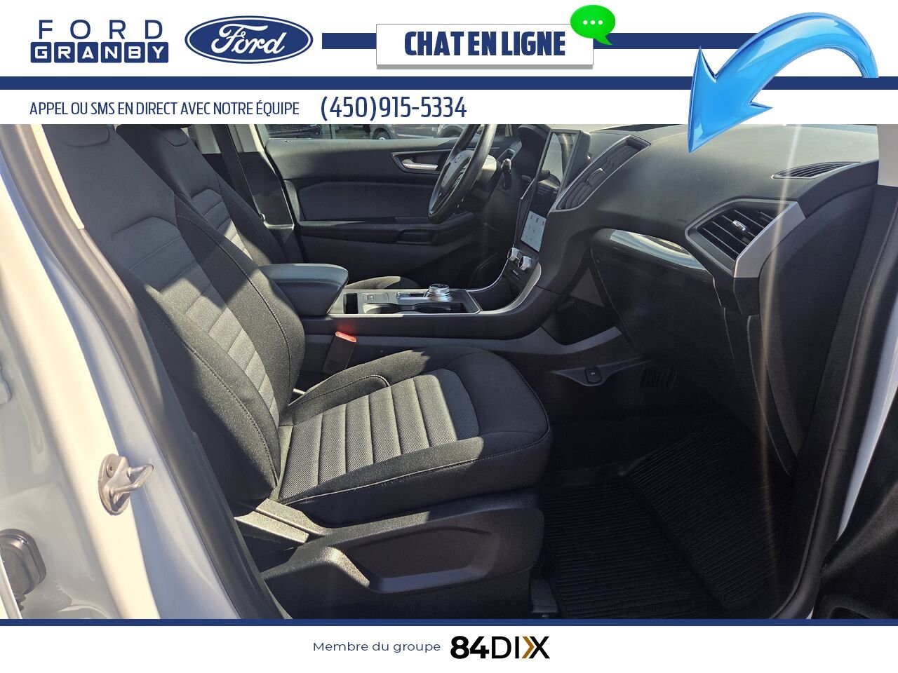 Ford Edge 2022 Blanc Granby - photo #21