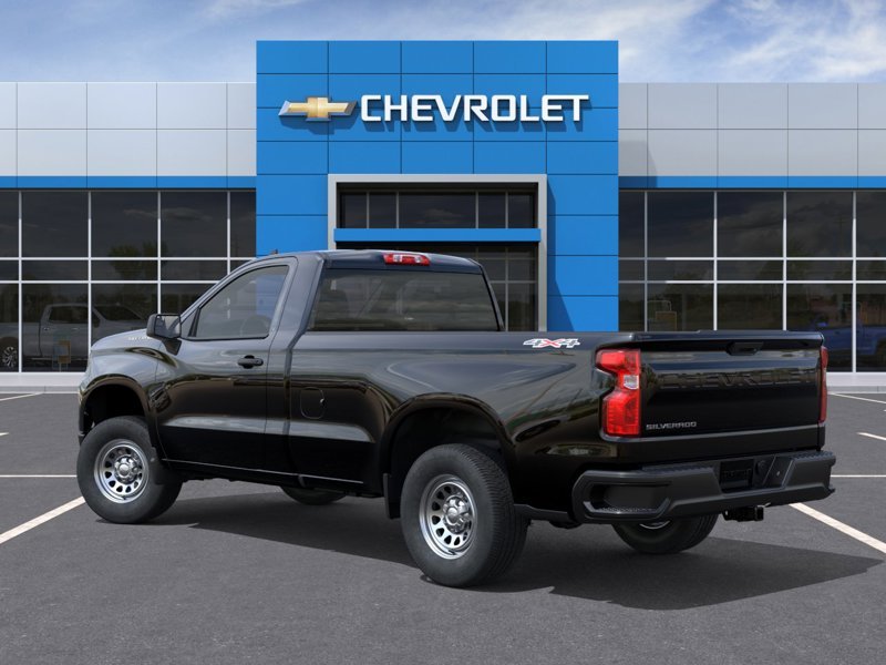 2026 CHEVROLET Silverado 1500 WT cabine classique 4RM 140 po BLACK