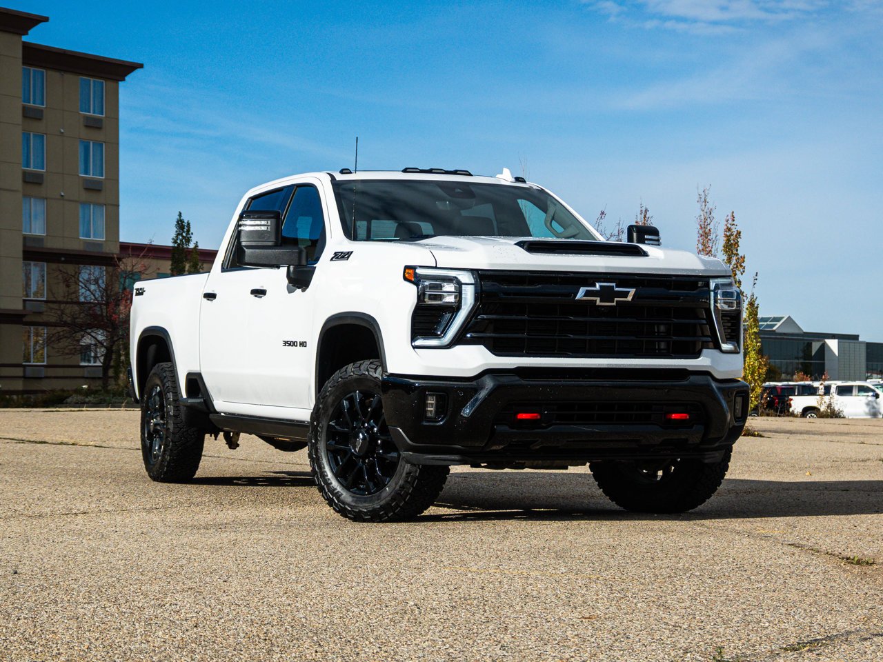 2026 Chevrolet Silverado 3500HD 4WD Crew Cab 159 LTZ White Sherwood Park - photo #1