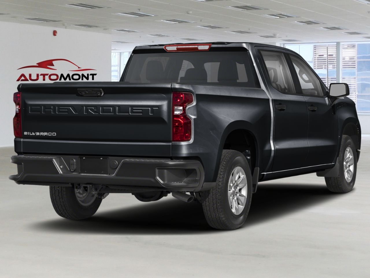 2026 CHEVROLET Silverado 1500 K1500 SILVERADO CREW CAB CUSTOM STD/BOX (1CX) Black Mont-Laurier - photo #2