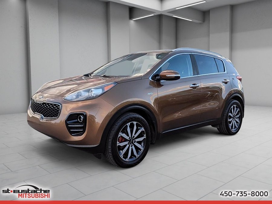 Kia Sportage EX Tech avec Brun foncé 4 portes TI-sièges chauffants-caméra de recul 2017 Brun