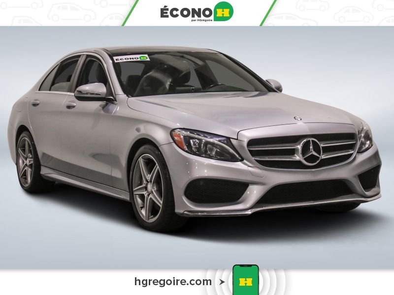 Mercedes Benz C-Class C 300 AWD CUIR TOIT BLUETOOTH MAGS 2017 Argent