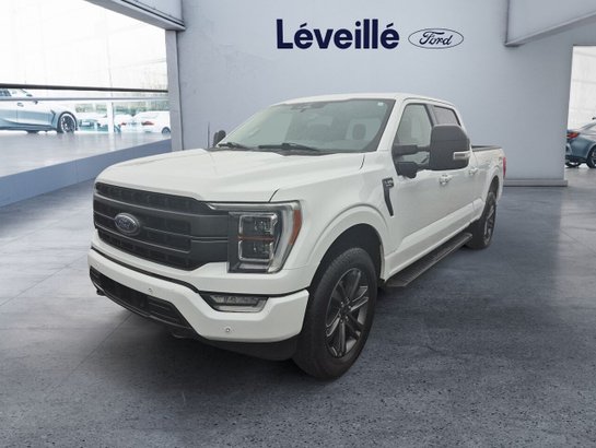 Ford F-150 LARIAT 502A ** TOIT PANO ** SPORT 20P ** GROS MIRROIRS ** 360 ** 6,5 pi 2023 Blanc