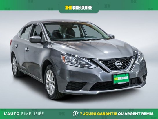 2019 Nissan Sentra SV AUTO AC TOIT MAGS CAM RECULE BLUETOOTH Grey