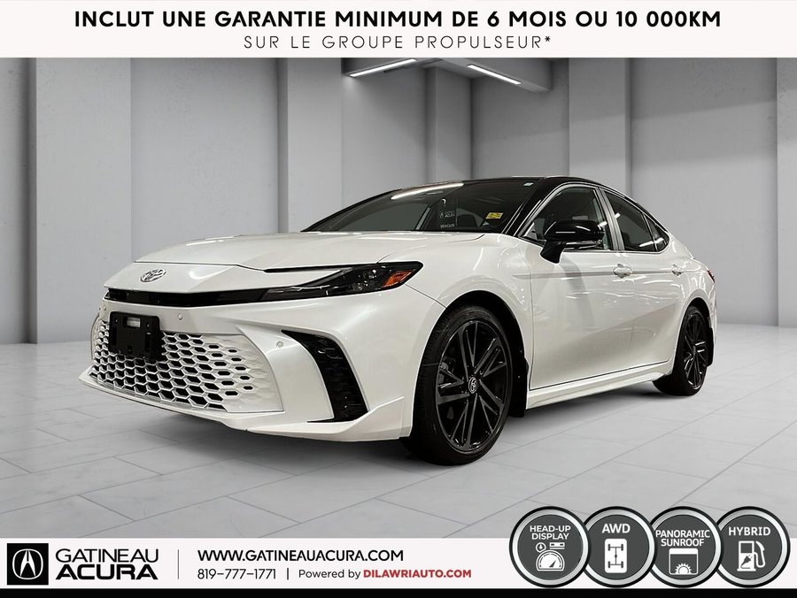 2025 Toyota Camry XSE AWD White