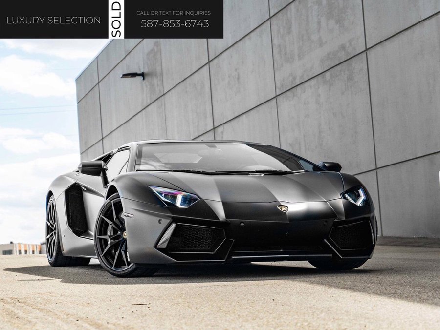 2016 Lamborghini Aventador 2016 Black