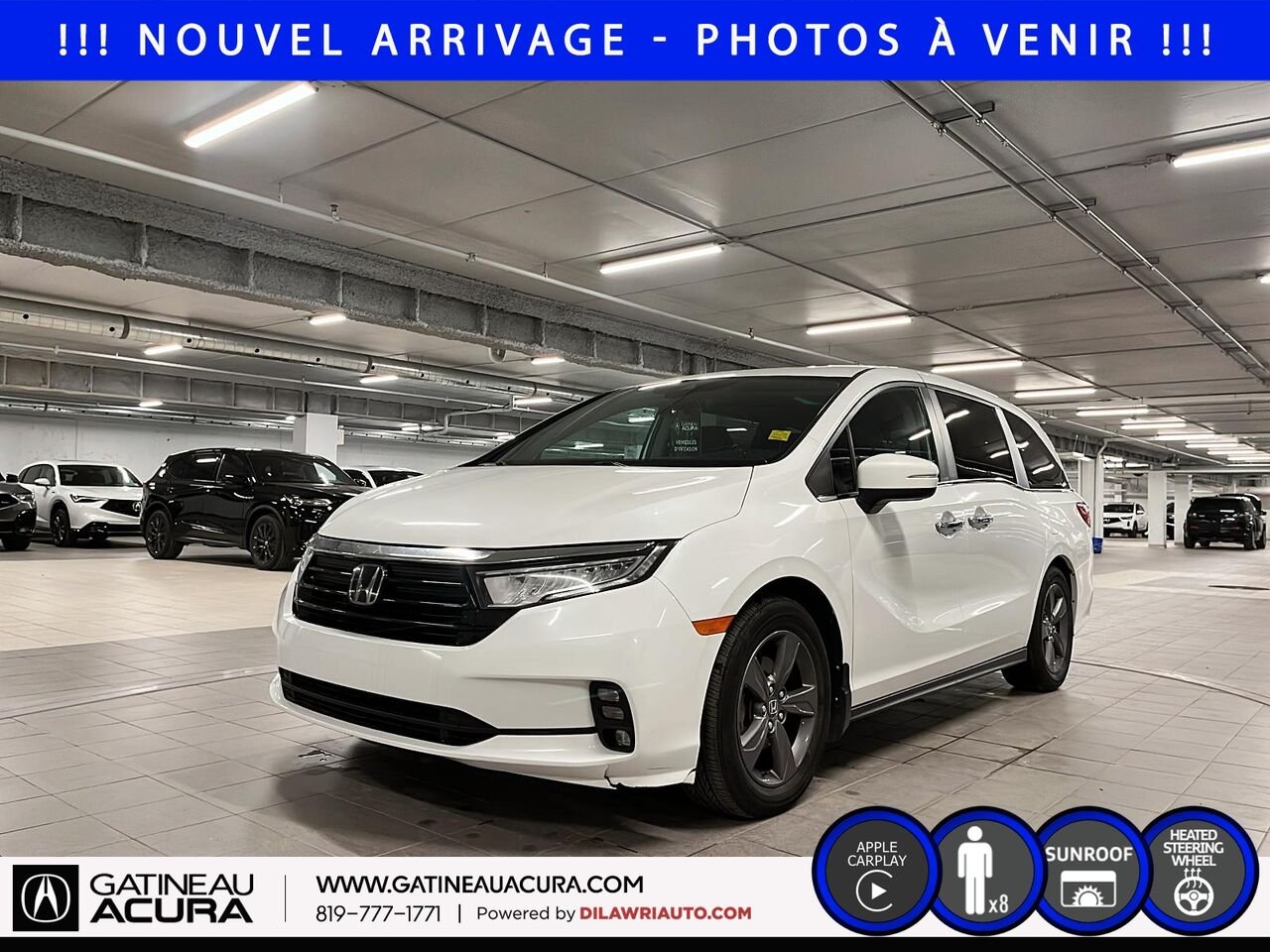 2023 Honda Odyssey EX White Gatineau - photo #0