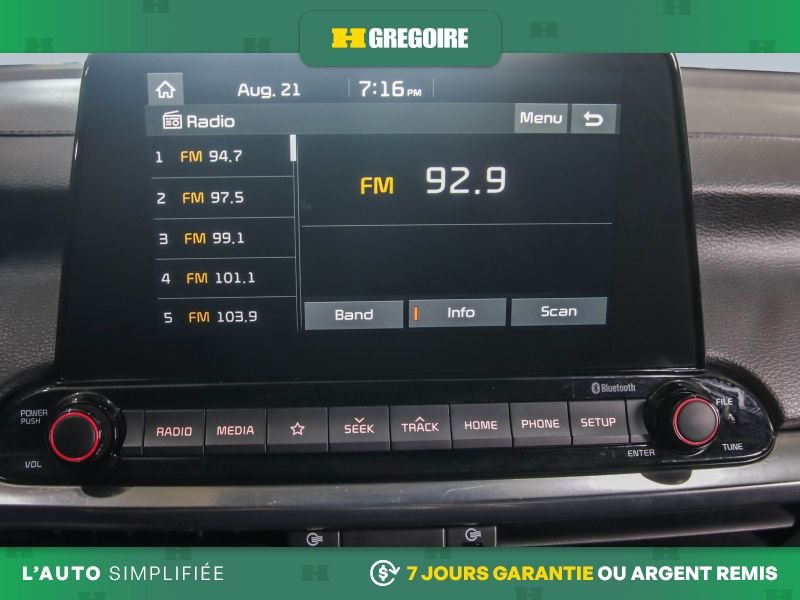 Kia Forte 821371 | EX AUTO A/C MAGS CAM RECUL BLUETOOTH 2021 Gris Laval - photo #11