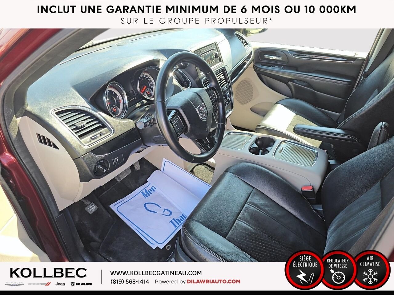 DODGE GRAND CARAVAN SXT Premium Plus 2017 Rouge Ottawa & Gatineau - photo #24