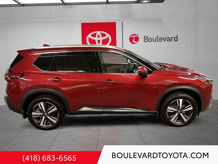 2021 Nissan ROGUE PLATINE, AWD Red