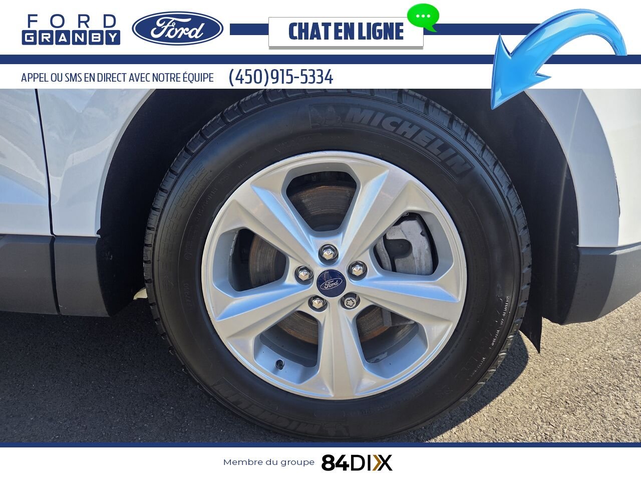 Ford Edge 2022 Blanc Granby - photo #24
