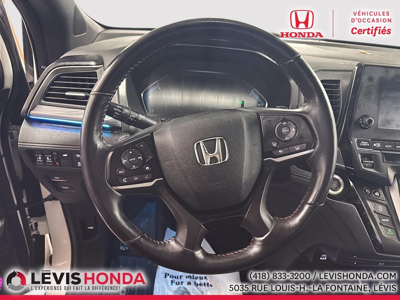 2023 Honda Odyssey Black Edition Black Edition BA White Lévis - photo #14