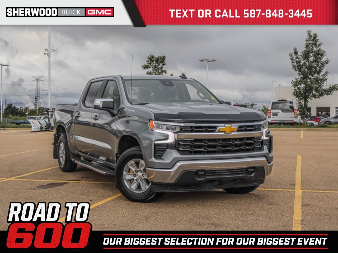 2023 Chevrolet Silverado 1500 4WD Crew Cab 147 LT Grey Sherwood Park - photo #0
