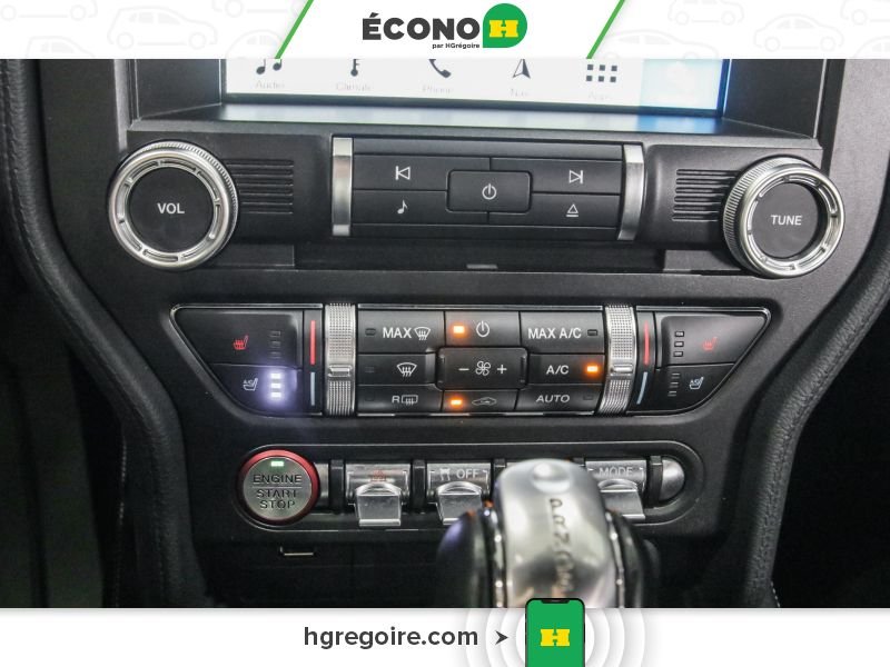 Ford Mustang 726363 | ECOBOOST PREMIUM AUTO A/C CUIR NAV MAGS CAM RECUL 2018 Noir Laval - photo #11