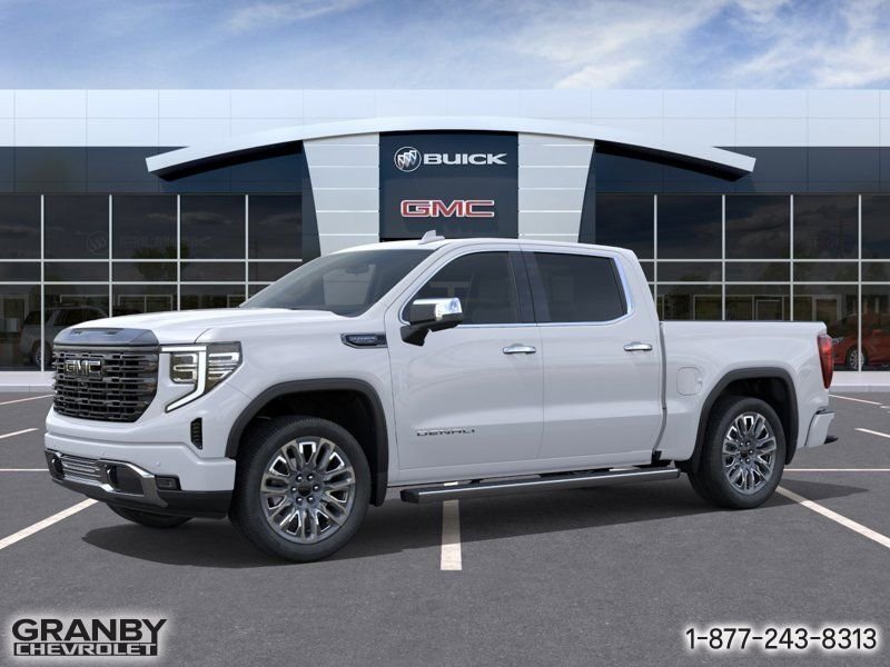 GMC Sierra 1500 K1500 SIERRA CREW CAB DENALI ULTIMATE S/BOX (5SB) 2026 BLANC GLACIER, TRIPLE COUCHE