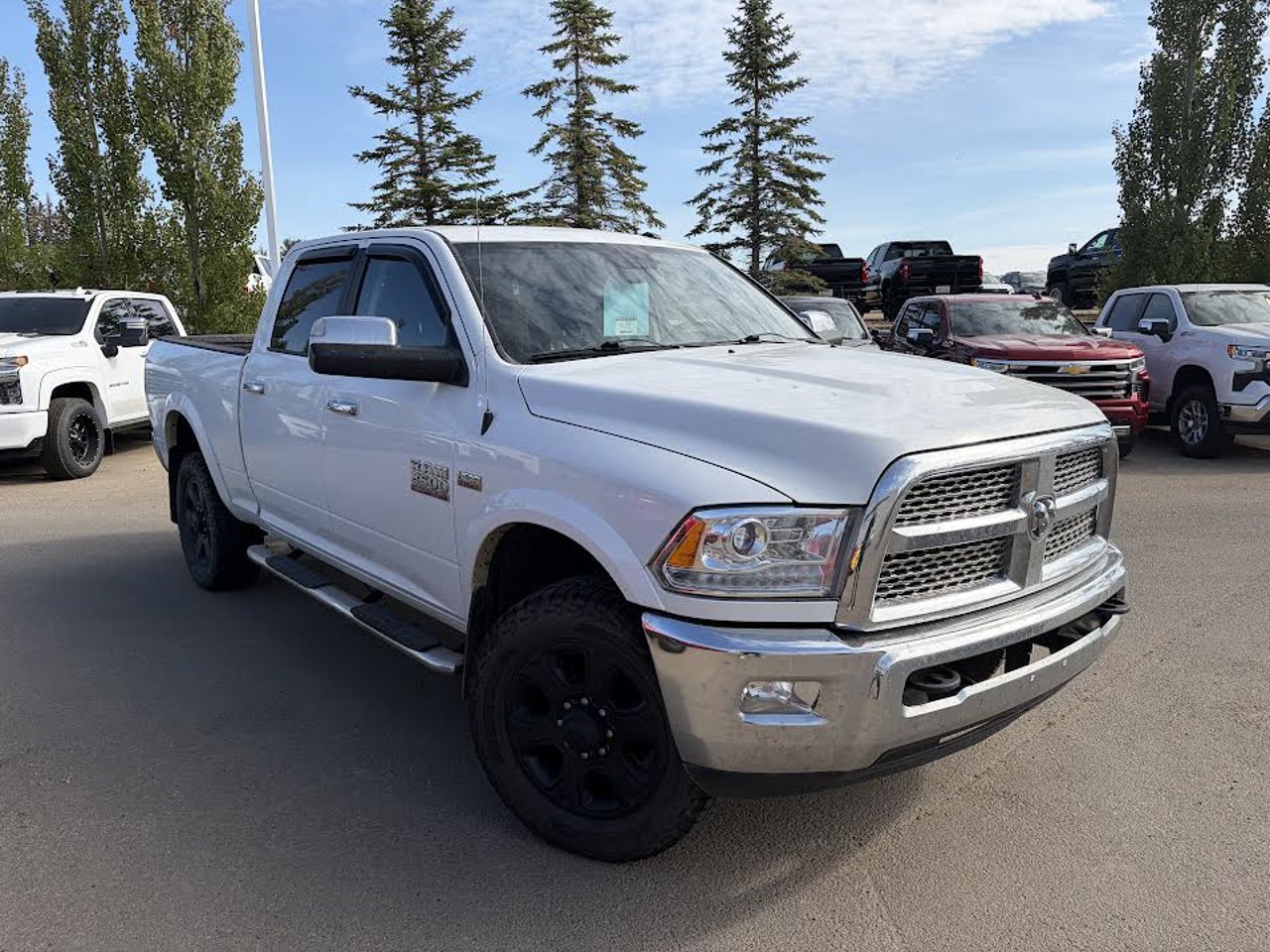 2015 Ram 2500 4WD Crew Cab 149 Laramie White Sherwood Park - photo #1