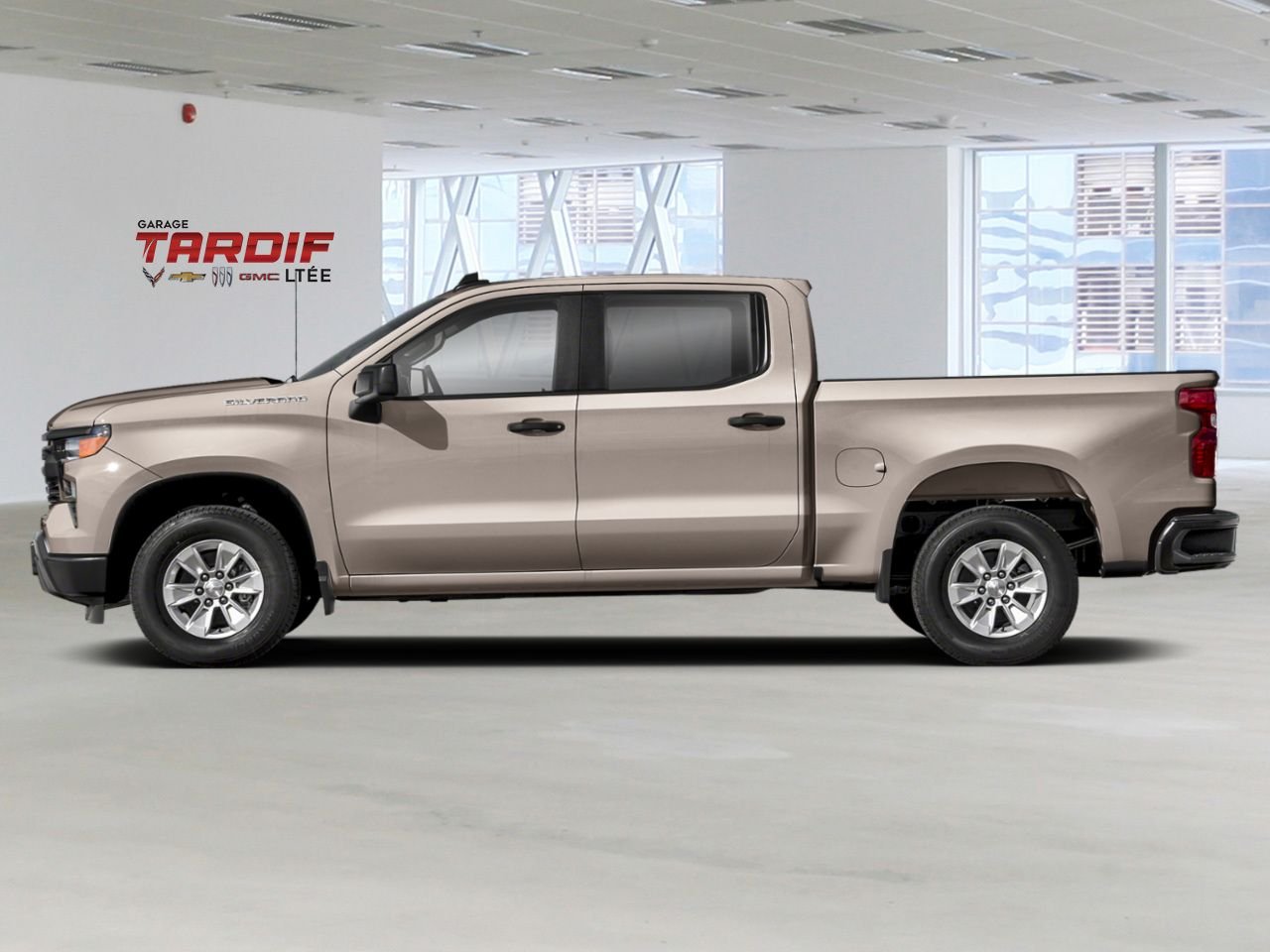 CHEVROLET Silverado 1500 Custom cabine multiplace 4RM 157 po 2026 Sables blancs Amos - photo #1