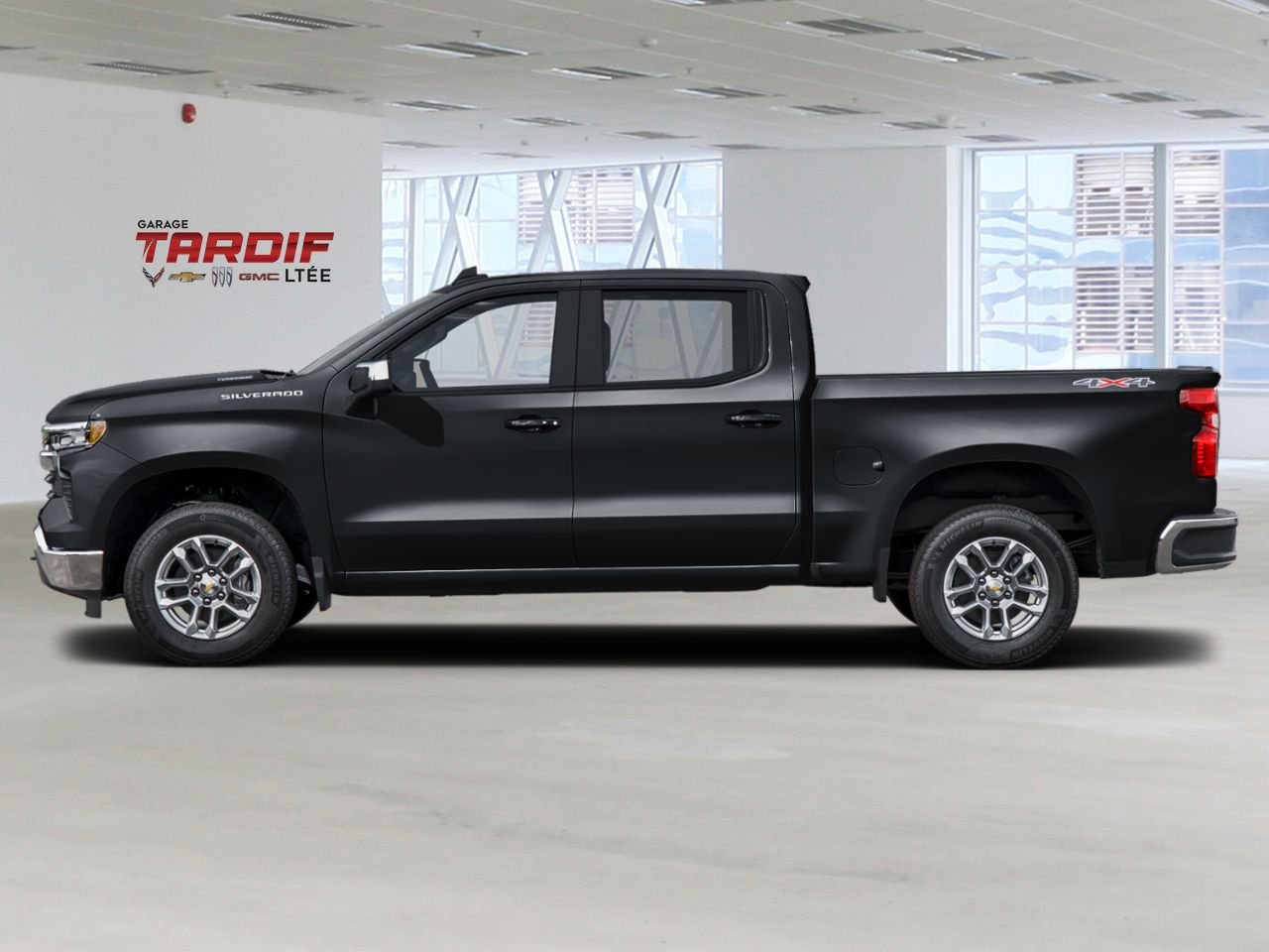 CHEVROLET Silverado 1500 LT cabine multiplace 4RM 147 po 2026 Noir Amos - photo #2