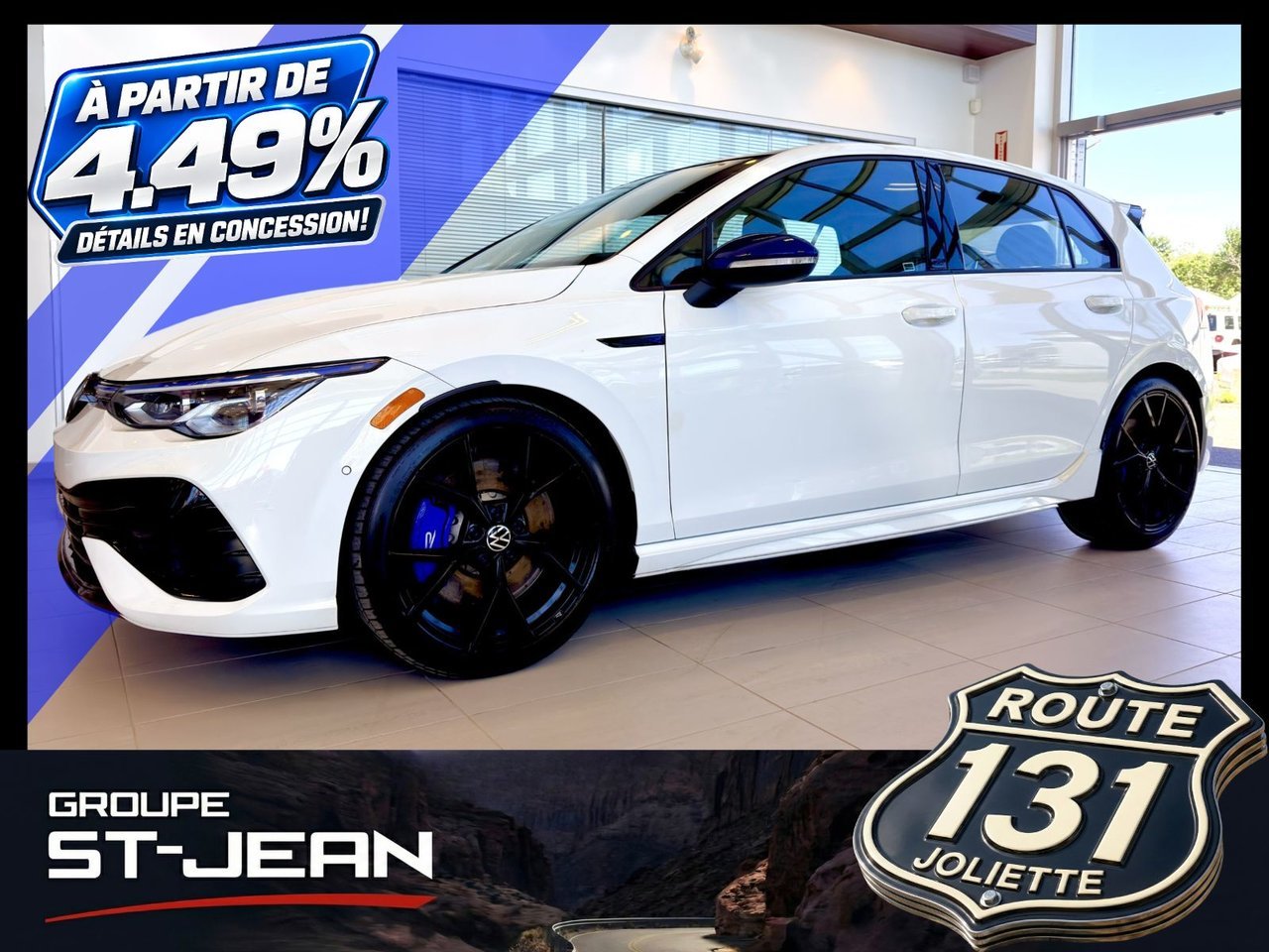 Volkswagen Golf R 2023 Blanc Notre-Dame-des-Prairies - photo #0