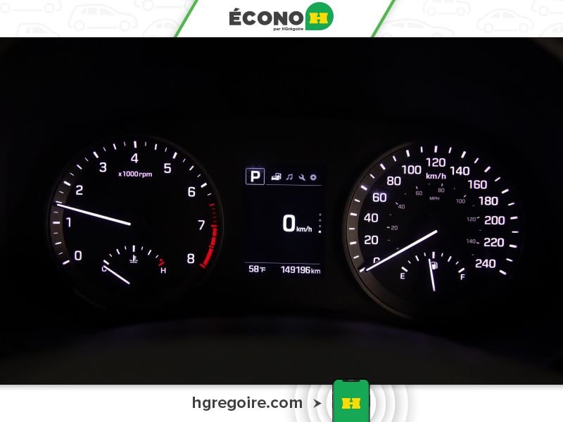 Hyundai Tucson 822295 | 2.0L FWD A/C GR ELECT CAM RECUL 2018 Blanc Laval - photo #8