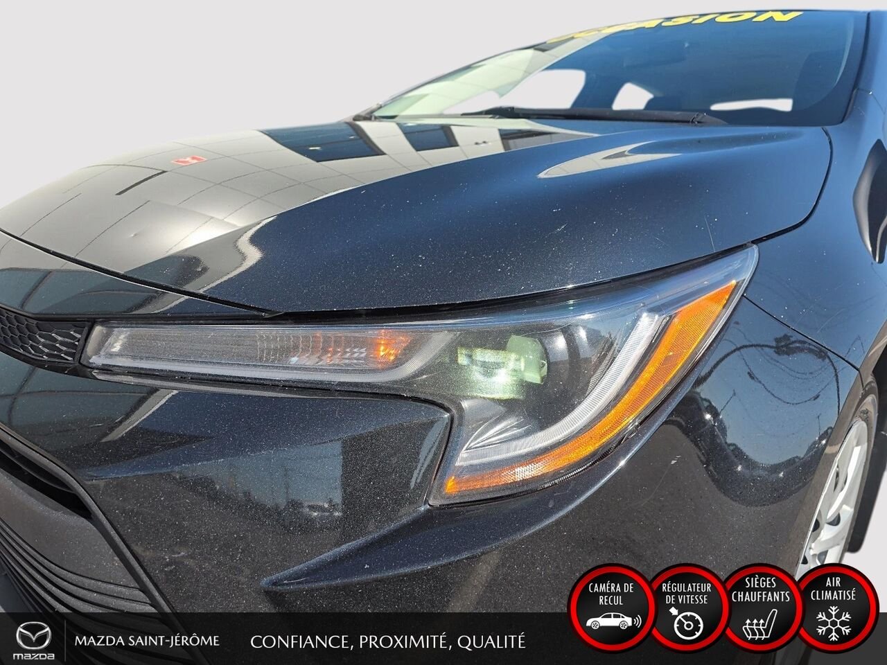 Toyota Corolla 2023 Noir Ste-Agathe des Monts - photo #1