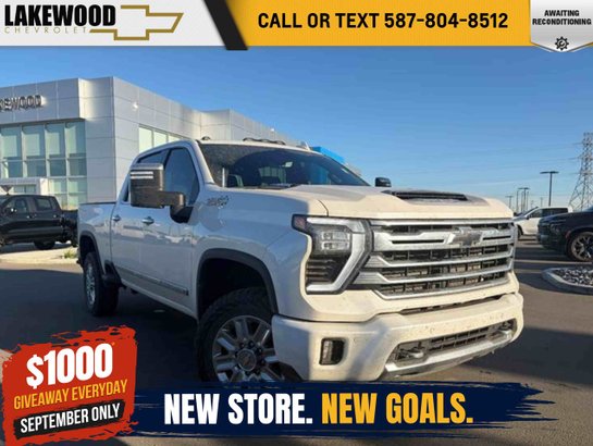 2024 Chevrolet Silverado 3500HD High Country 6.6L Duramax | Heated & Ventilated Leather Seats White