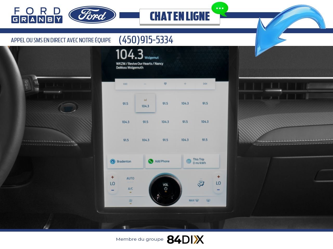 Ford Mustang Mach-E 2025 Blanc astral métallisé trois couches Granby - photo #8