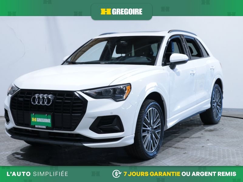 Audi Q3 Komfort AWD AUTO AC CUIR TOIT CAM RECULE BLUETOOTH 2022 Blanc