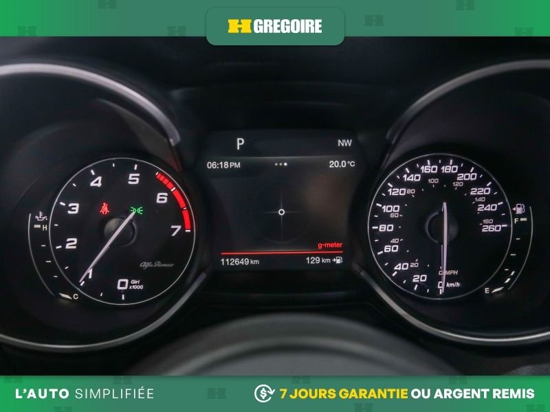 Alfa Romeo Stelvio 724852A | Sport AWD AUTO A/C CUIR MAGS CAM RECUL BLUETOOTH 2018 Blanc Laval - photo #17