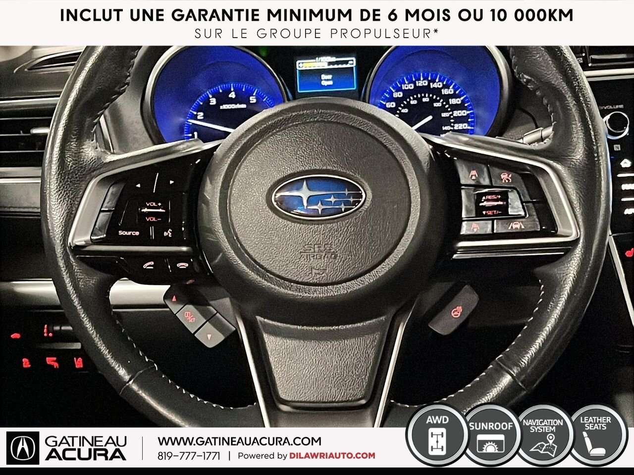 2019 Subaru Legacy 2.5i Limited AWD Grey Gatineau - photo #9
