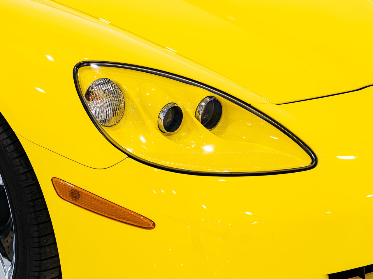 Chevrolet Corvette With only 900km (563mi) From new with window sticker 2008 Jaune Kirkland - photo #76