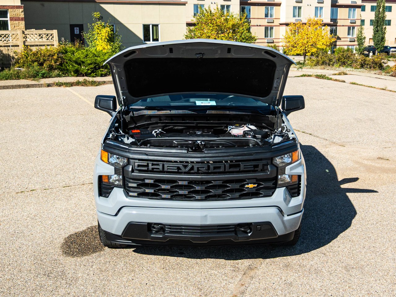 2024 Chevrolet Silverado 1500 4WD Crew Cab 147 Custom Grey Sherwood Park - photo #9