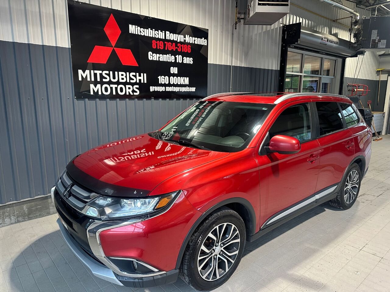 Mitsubishi Outlander ES AWC 4 portes 2017 Rouge Rouyn-Noranda - photo #0
