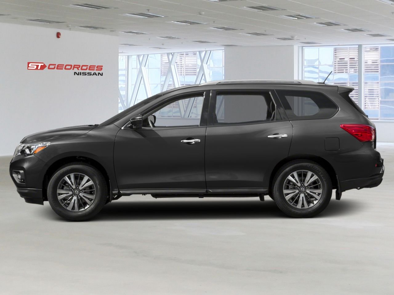 Nissan Pathfinder SL Rock Creek 2019 Gris Saint-Georges - photo #1