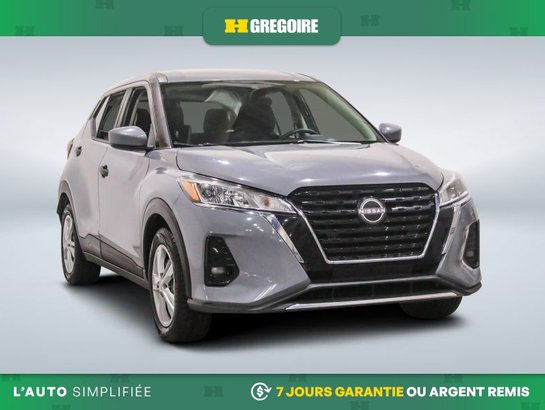 2022 Nissan Kicks S AUTO A/C GR ELECT CAM RECUL BLEUTOOTH Grey