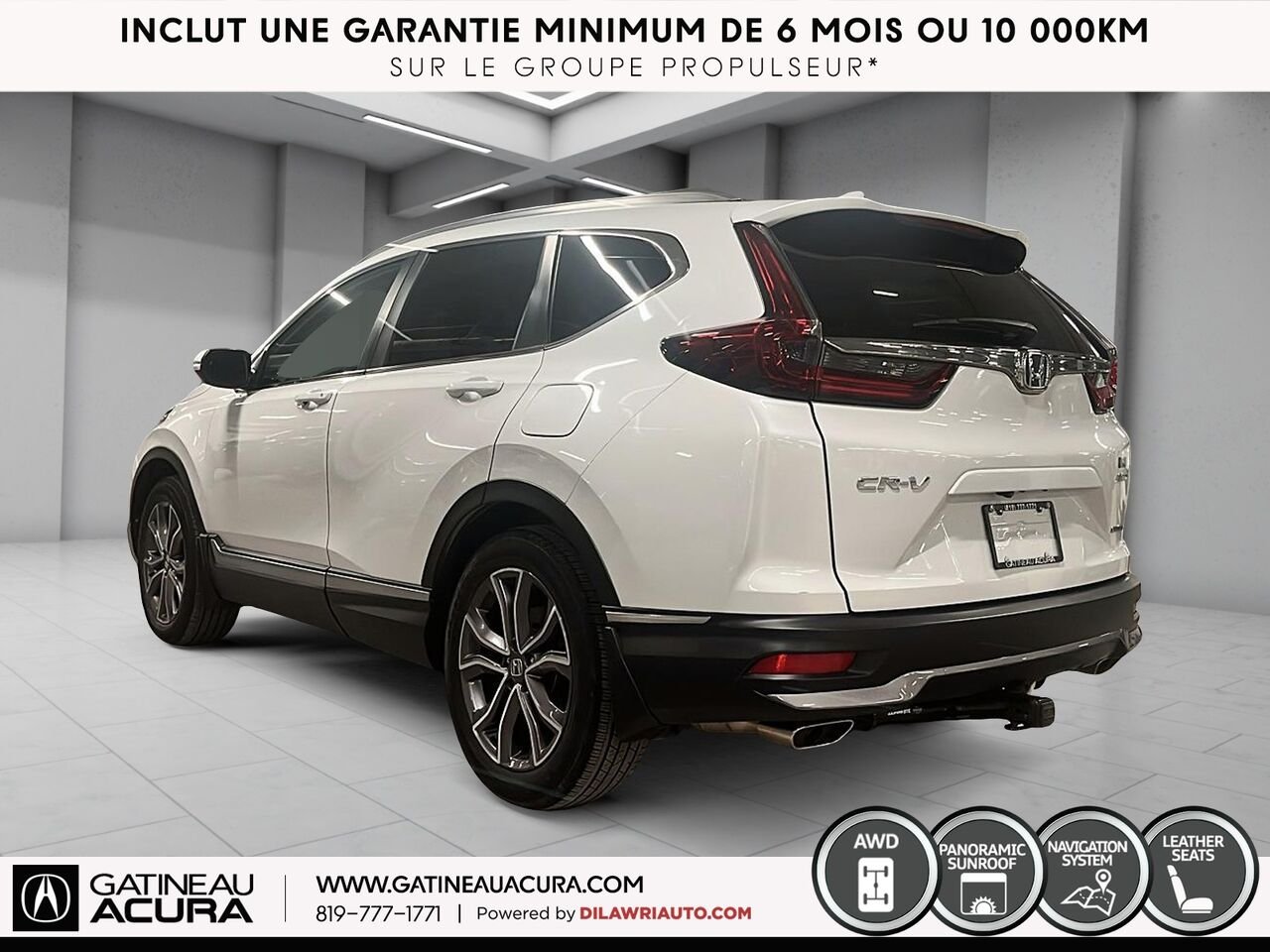 Honda CR-V Touring AWD 2020 Blanc Gatineau - photo #17