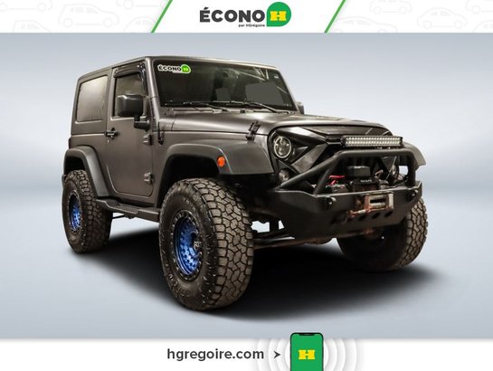 Jeep Wrangler Sport caméra mags 2015 Gris