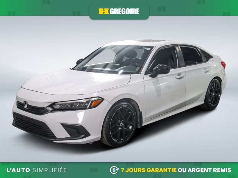 2023 Honda Civic Sport AUTO A/C MAGS TOIT CAM RECUL BLUETOOTH White