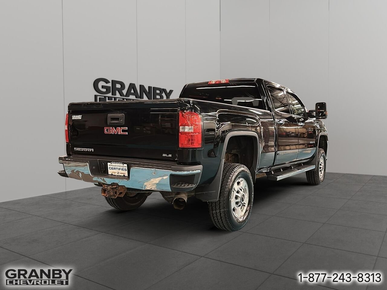 GMC Sierra 2500HD SLE CREWCAB DIESEL | 26-0337B 2016 Noir Granby - photo #4