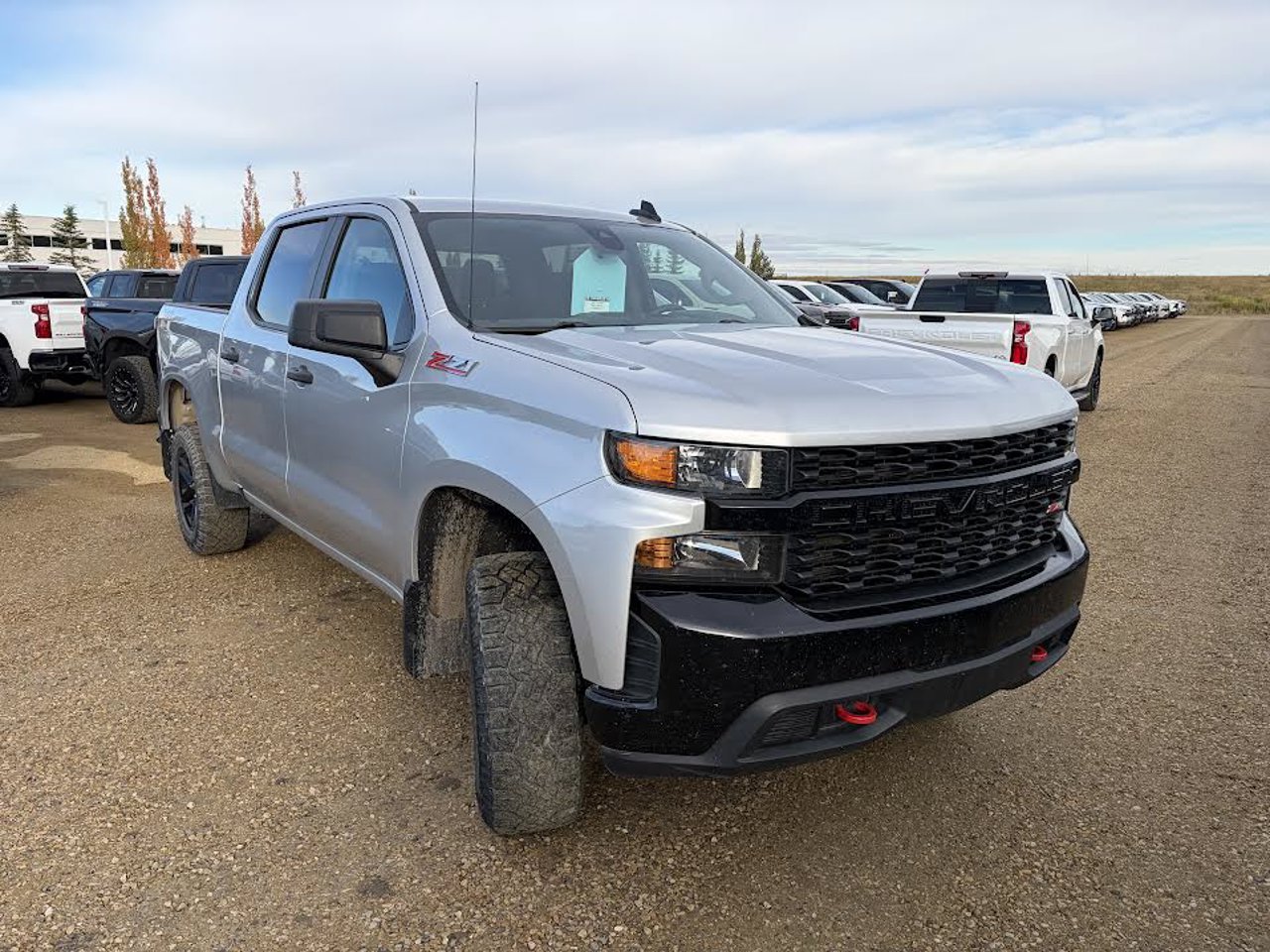 2021 Chevrolet Silverado 1500 4WD Crew Cab 147 Custom Trail Boss Grey Sherwood Park - photo #1