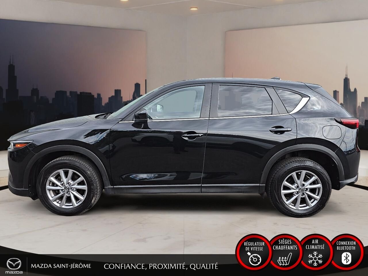 Mazda CX-5 2023 Noir Saint-Jérôme - photo #9