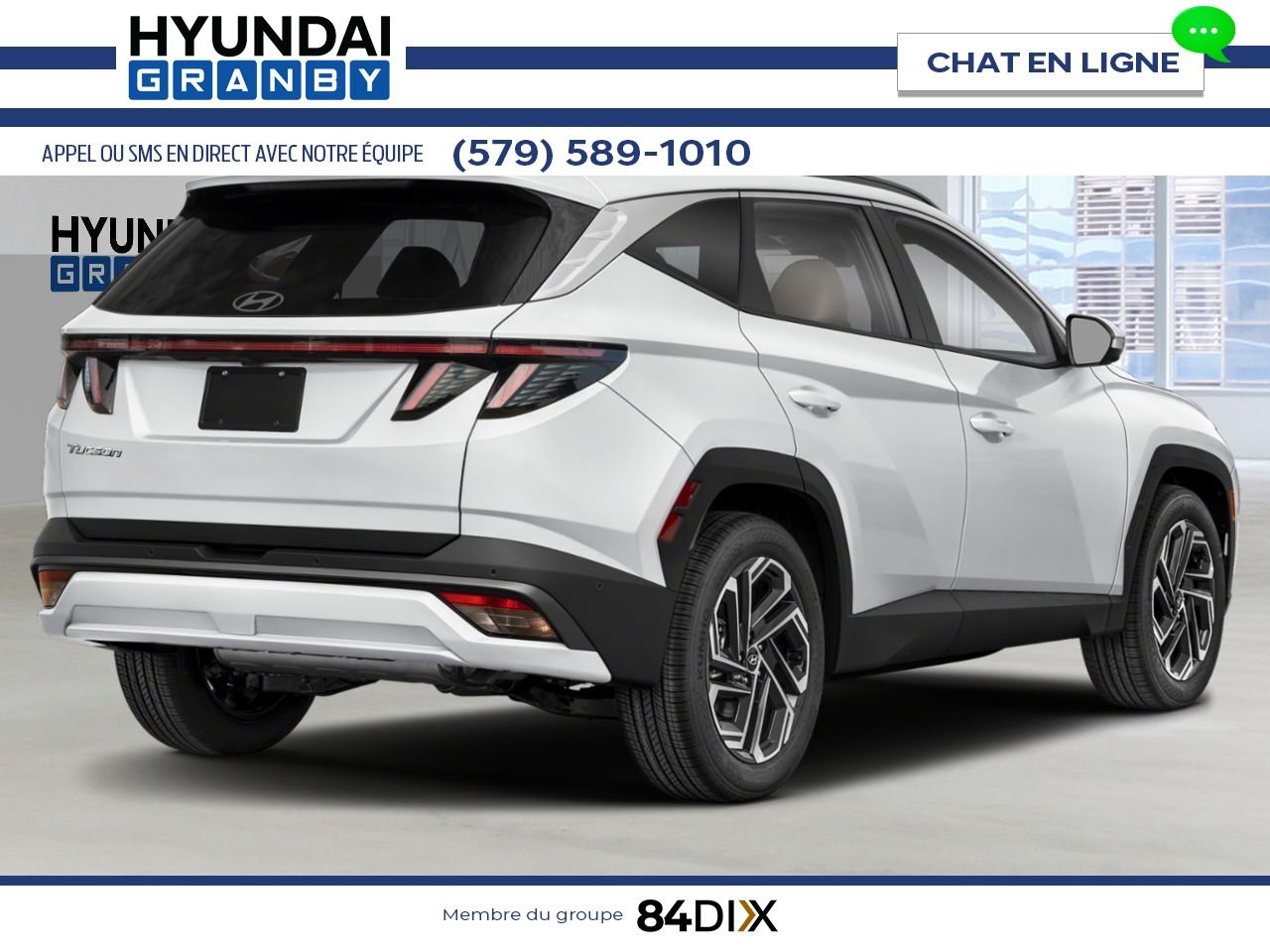 HYUNDAI Tucson 2026 Blanc cristal Granby - photo #2