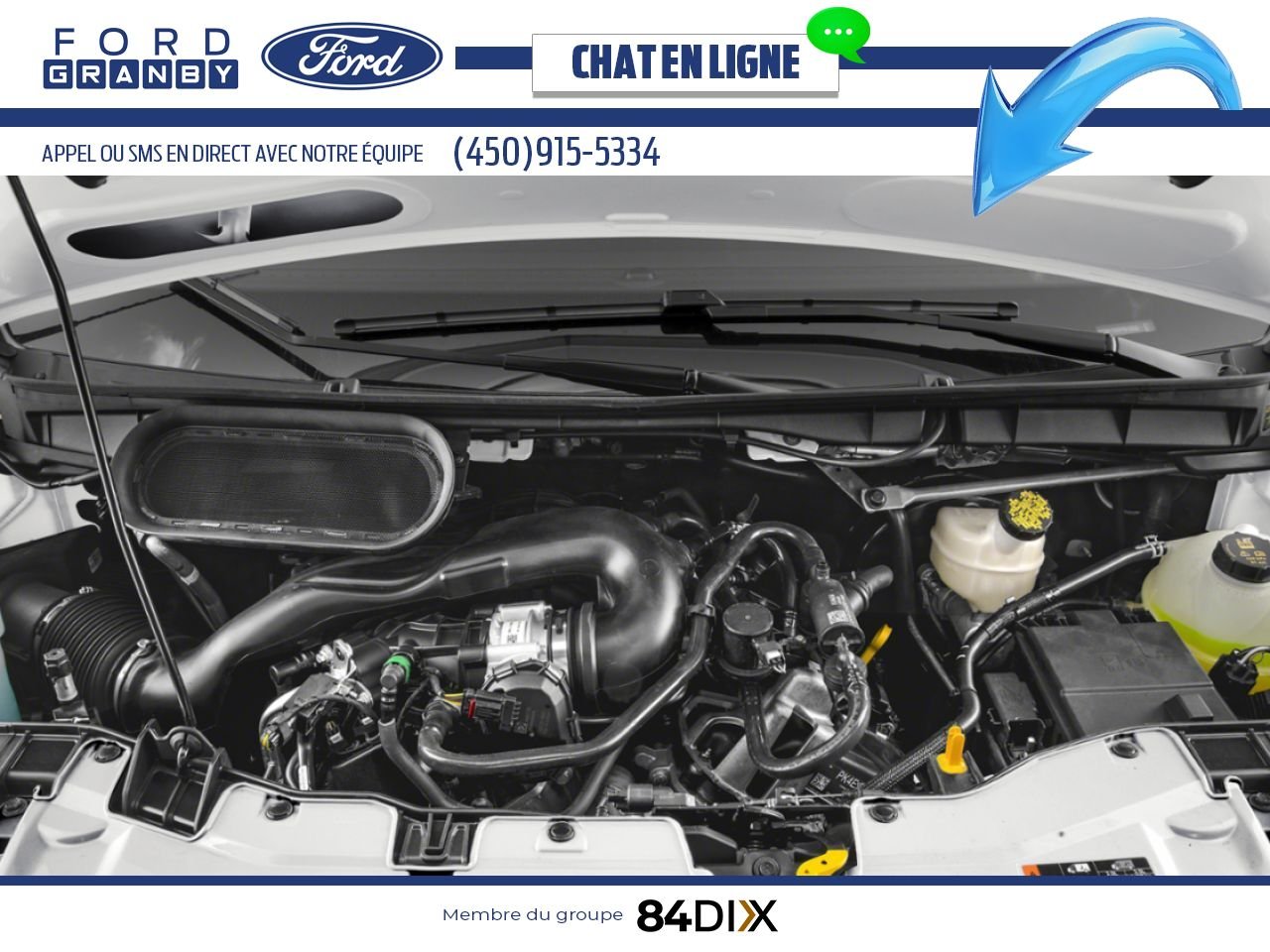 2025 Ford Transit Cargo Van Oxford White Granby - photo #3