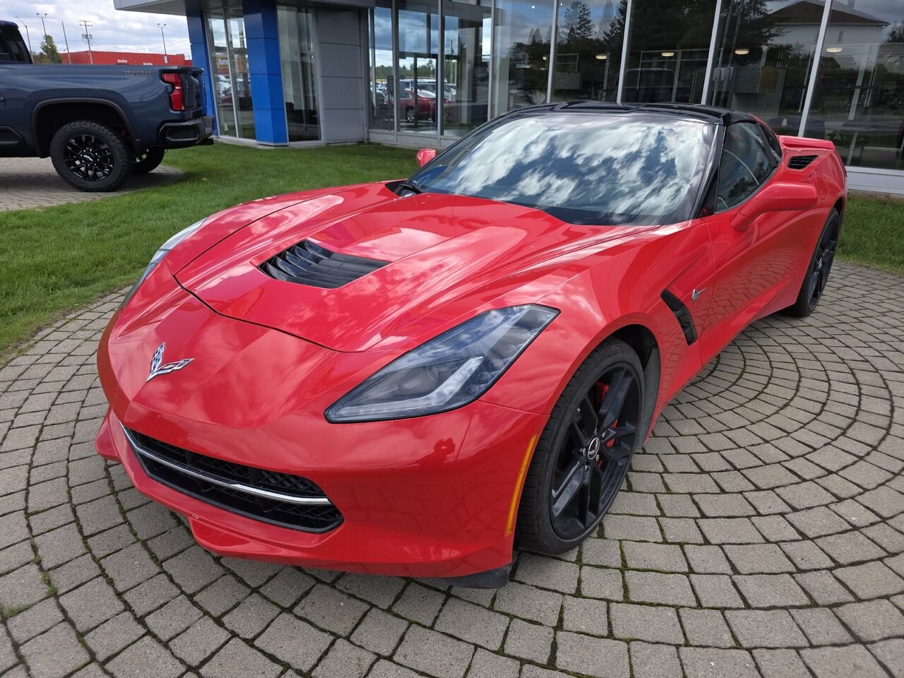 2015 Chevrolet Corvette Z51 3LT Red Rouyn-Noranda - photo #2