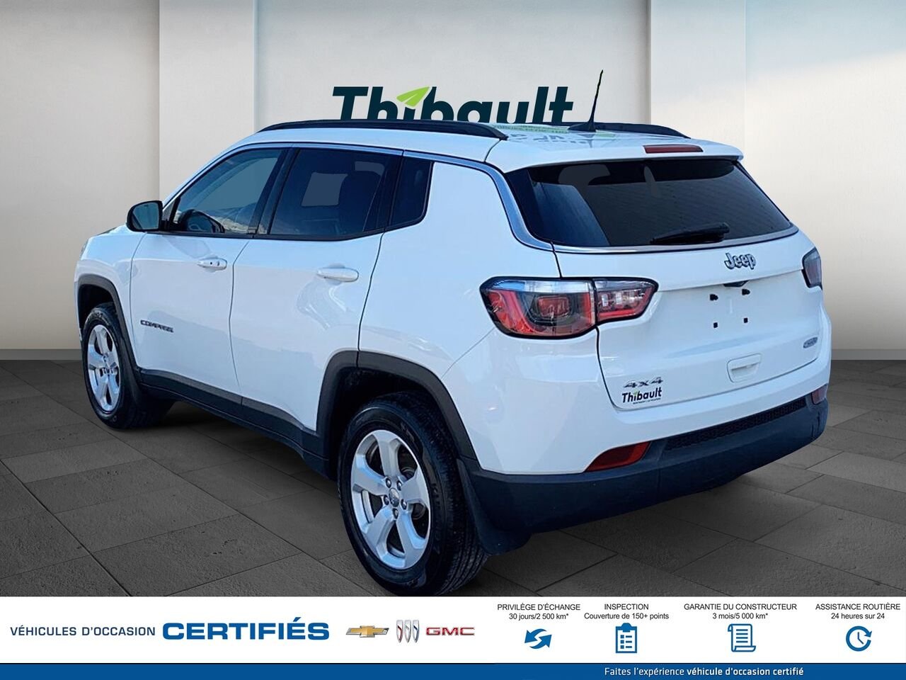 2020 JEEP COMPASS LATITUDE North 4x4 White Montmagny - photo #3