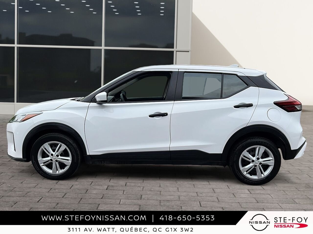 Nissan KICKS S TA 2024 Blanc Ste-Foy - photo #4